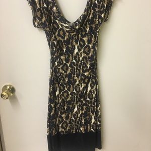 Diane Von Furstenburg designer dress lepoard print